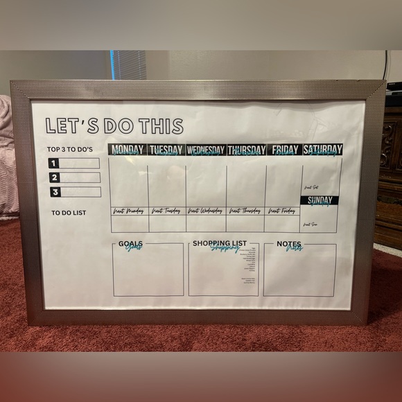Weekly Calendar/To Do List
